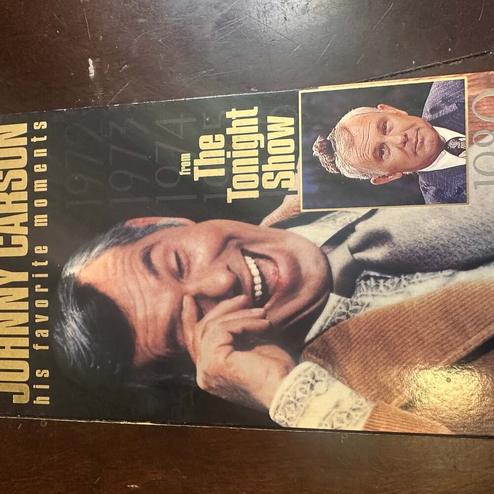 Johnny Carson His Favorite Moments The Tonight Show Vol 2 - 70s 80s VHS